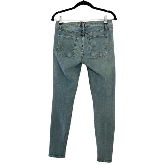 MCGUIRE ANTHROPOLOGIE Demi Seam Skinny Distressed 15e Moto Jeans size 28 - Picture 3 of 8